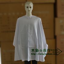 Wood owl 10 haircut apron White apron good fabric overalls with conductive wire