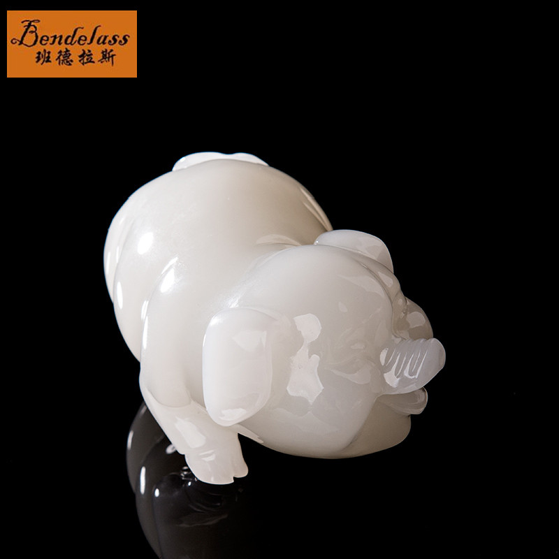 Banderas natural jade financial resources roll out the property Pork Swing Piece Home Life Crafts Swing Accessories
