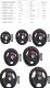 Home Fitness Weight Plates, Single Piece, Painted, Barbell Plates, Hand-Held Weight Plates, Single Piece