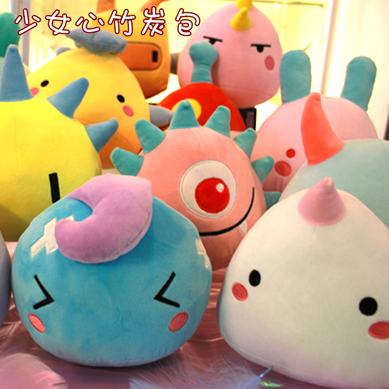 Car activated carbon decoration cartoon bamboo charcoal bag doll car interior supplies to remove formaldehyde odor new car decoration