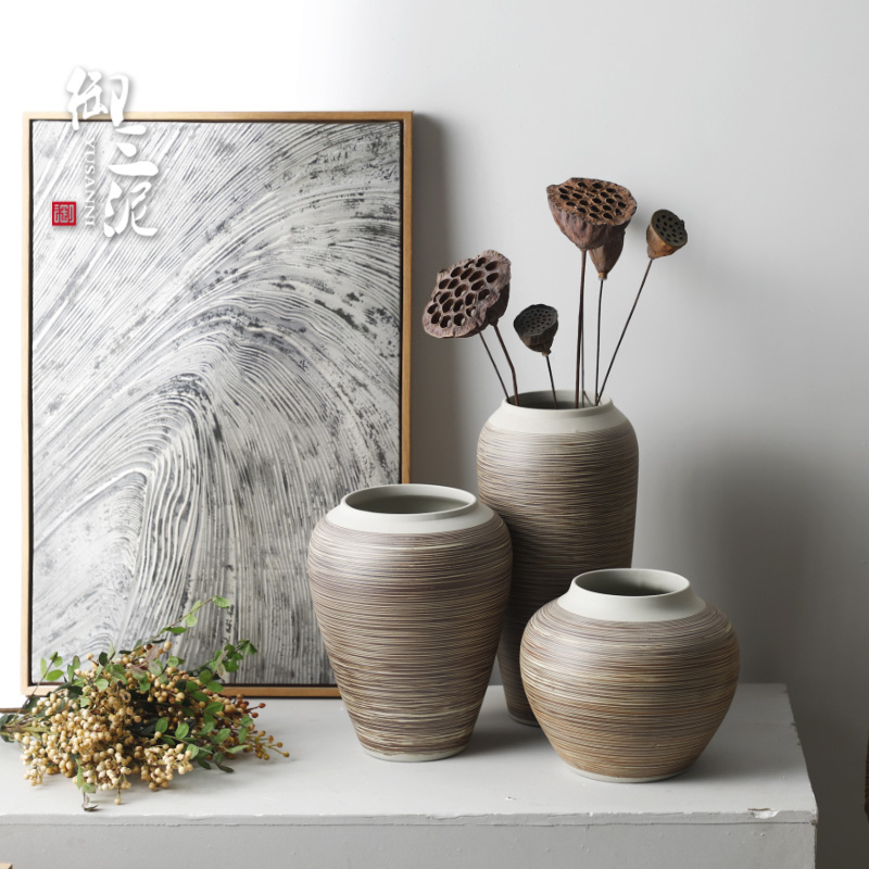 Contracted and I ceramic countertops dry coarse some ceramic pot vase decoration restoring ancient ways furnishing articles sitting room put flowerpot grain boundary line