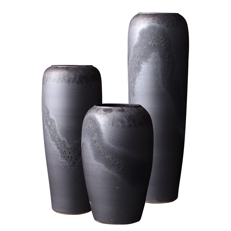 I and contracted retro POTS dry flower vases, flower arrangement sitting room adornment is placed in the courtyard garden hotel flowerpot vats