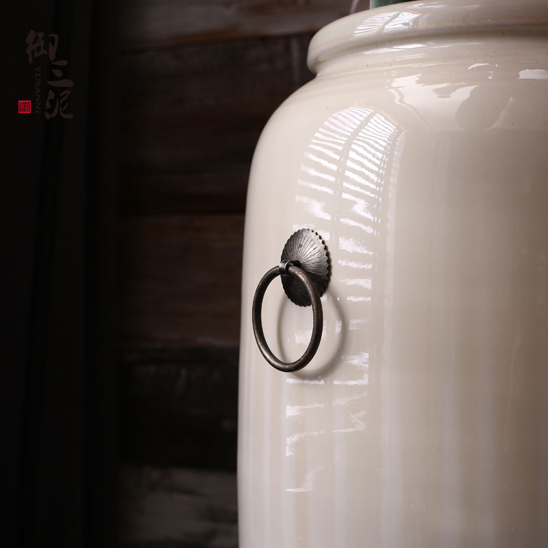 Jingdezhen ceramic hotel villa covers large vases, the sitting room porch flower flower decoration flower arranging furnishing articles