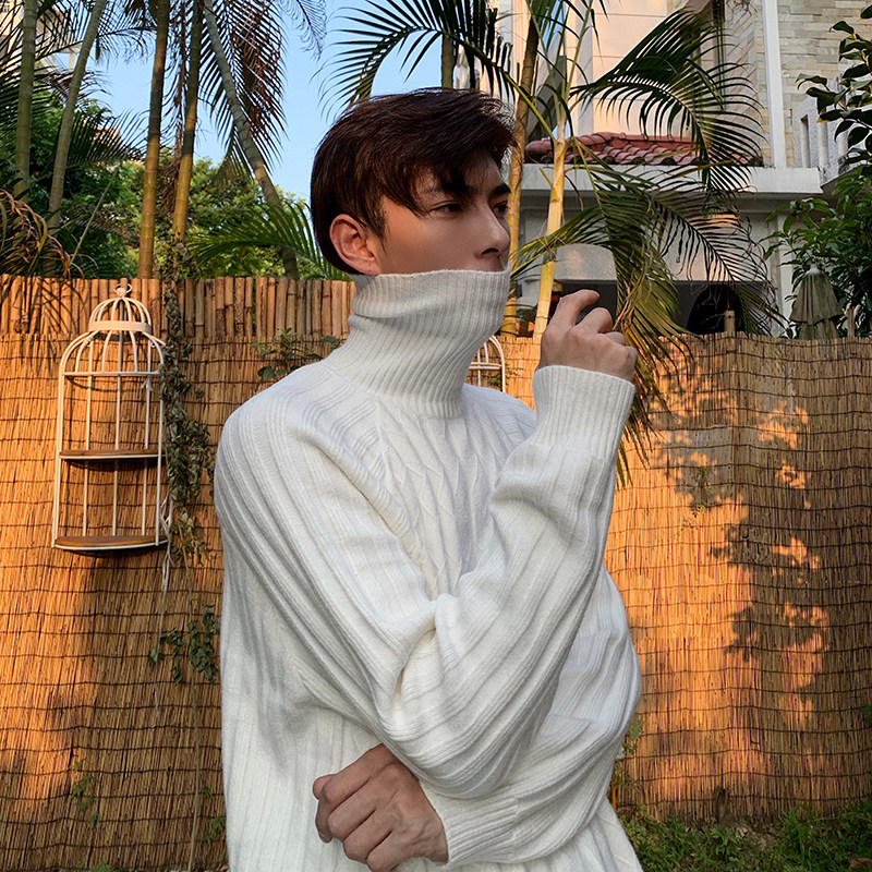 Hualun winter sweater men loose Korean version trend fashion couple knitted sweater with ins blouse