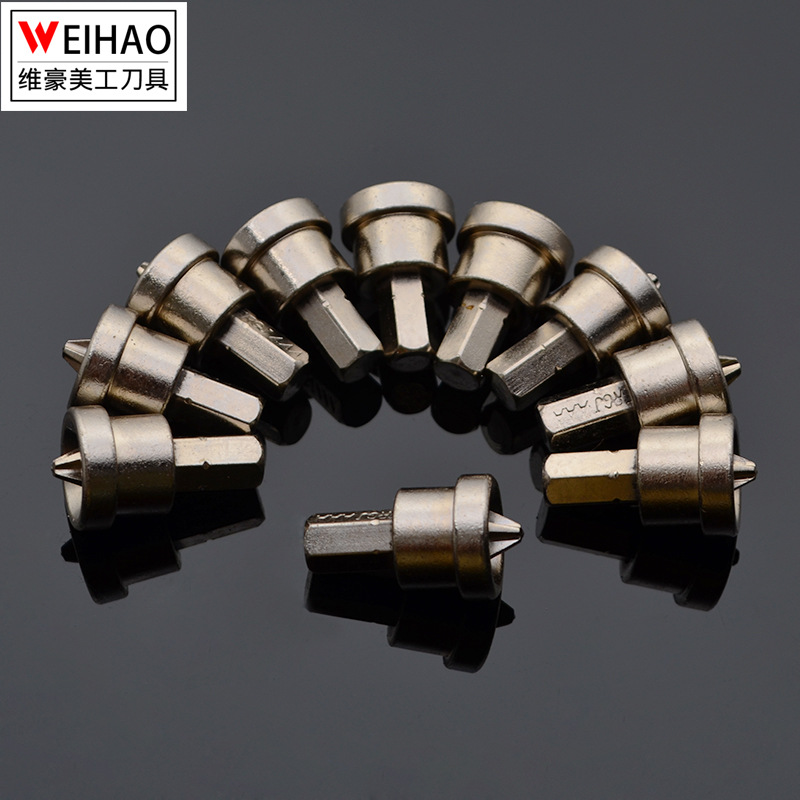 Positioning Bit Cross Magnetic Flashlight Drill Bit Multi-function Head Cross Screwdriver Bit for Gypsum Board