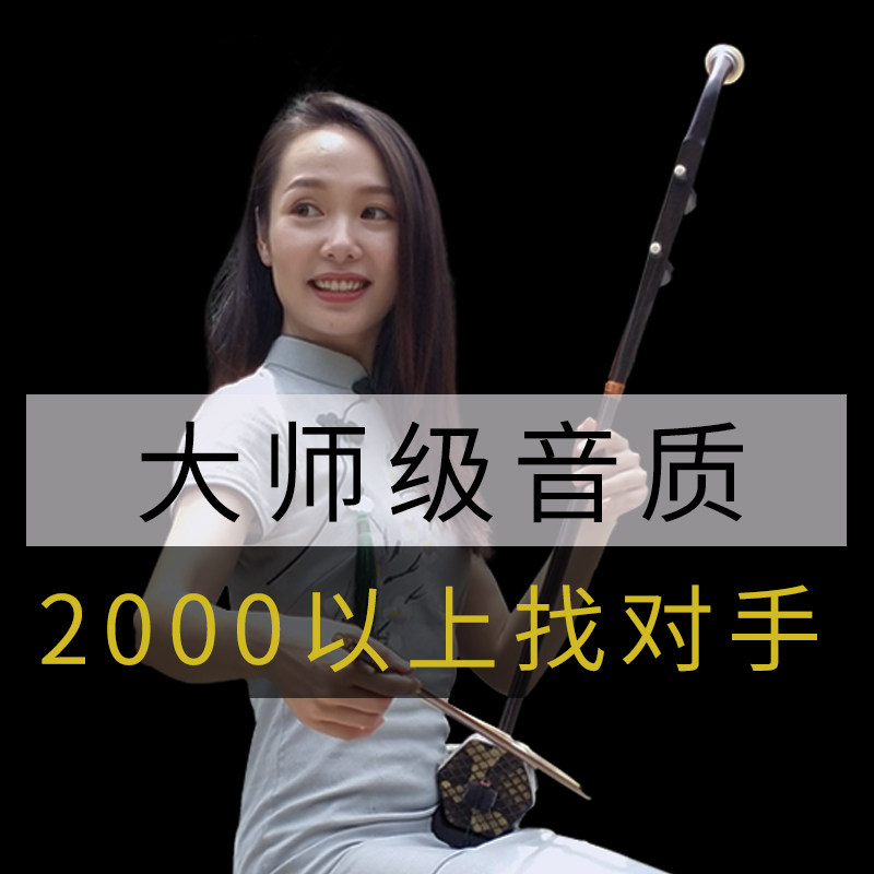 Positive Tone Hall Erhu Musical Instruments Adult Professional Play Black Sandalwood Dihu Beginners' Appraisal Exam Hu Qin Suzhou Manufacturer Direct Sales