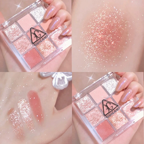Палетка теней, водостойкие блестки для ногтей, карандаш для глаз, 2024 года, популярно в интернете, новая коллекция