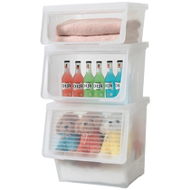 Childrens toy storage box front-opening flip-top storage box side-opening storage box household storage box snack storage cabinet
