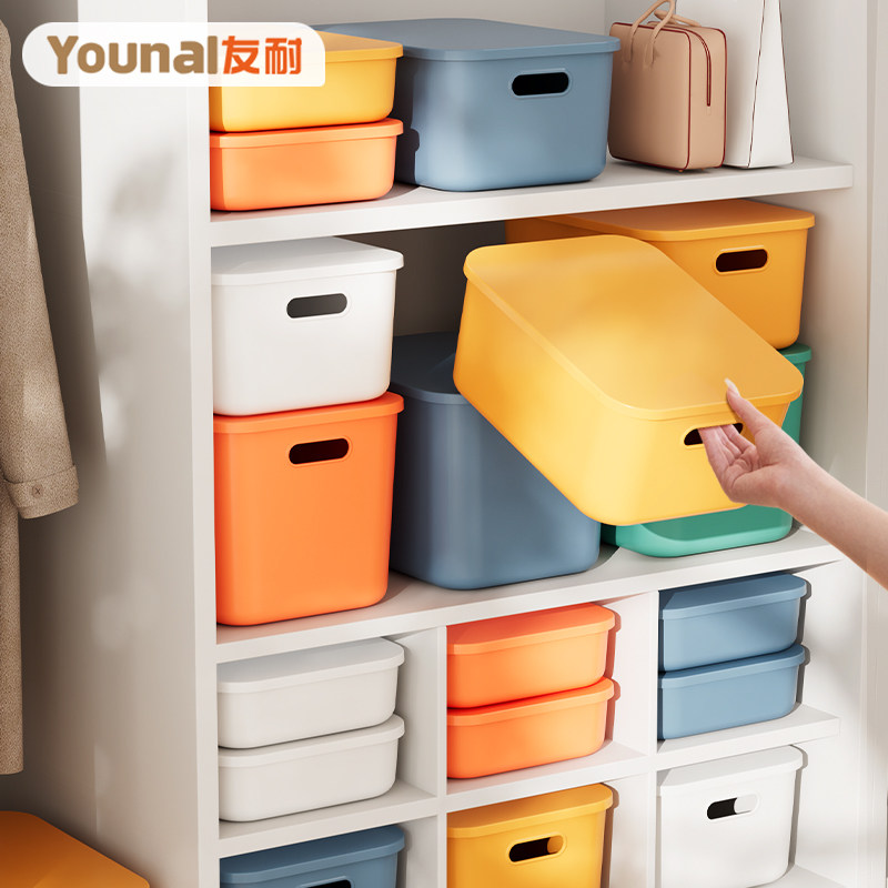 Young-Resistant Cardware Clothing Toy Snacks Clothing Basket Clothing Battery Living Room Household Desktop Storage Box Large Case