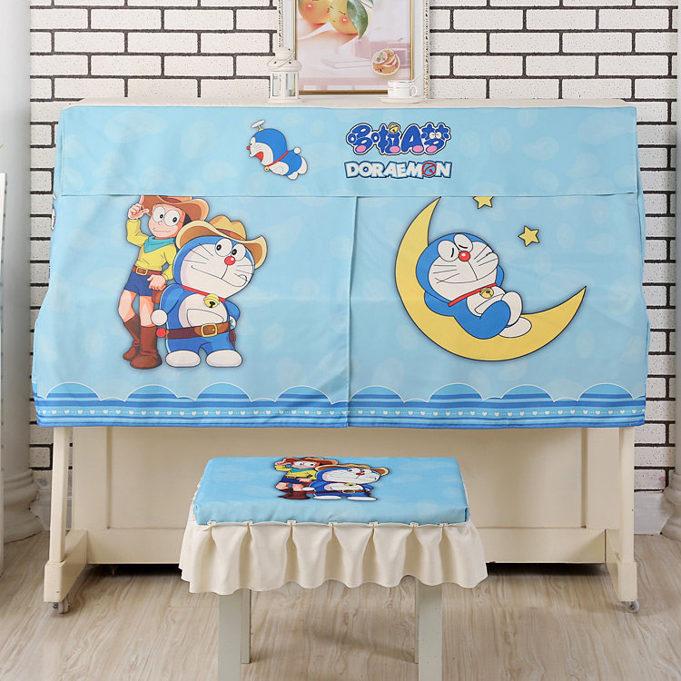 Manufacturer Direct Marketing Cartoon Han Style Printed Piano Hood Piano Half Hood Dust-Proof Cloth Art New Product Recommendation