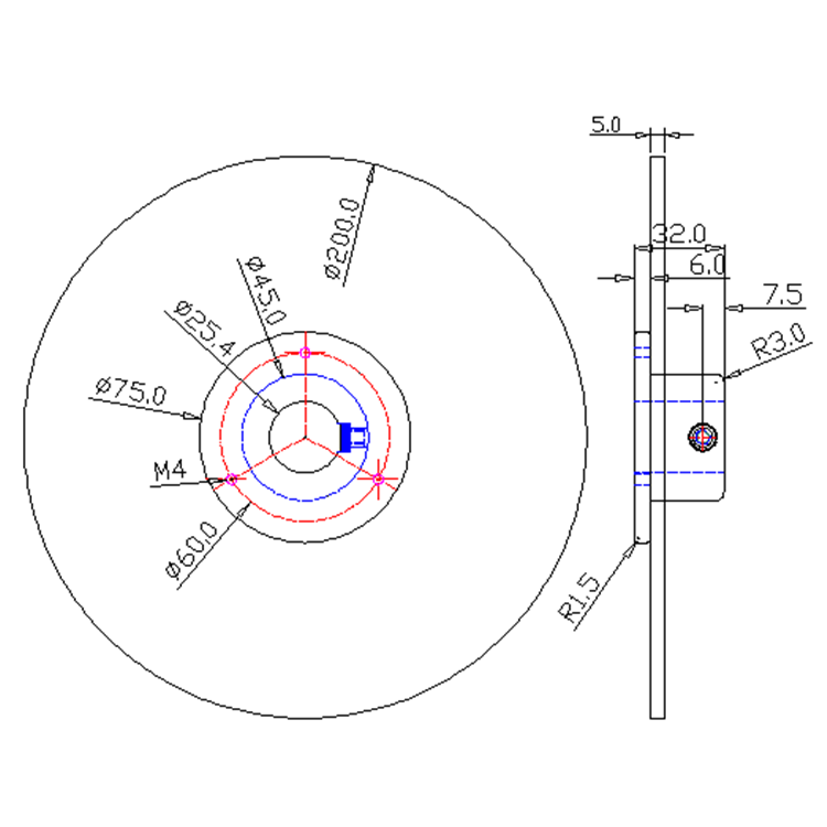 Packaging machine material stopping disc carries automatic braiding with labeling label positioning acrylic spring pressing plate Mellow die cutting