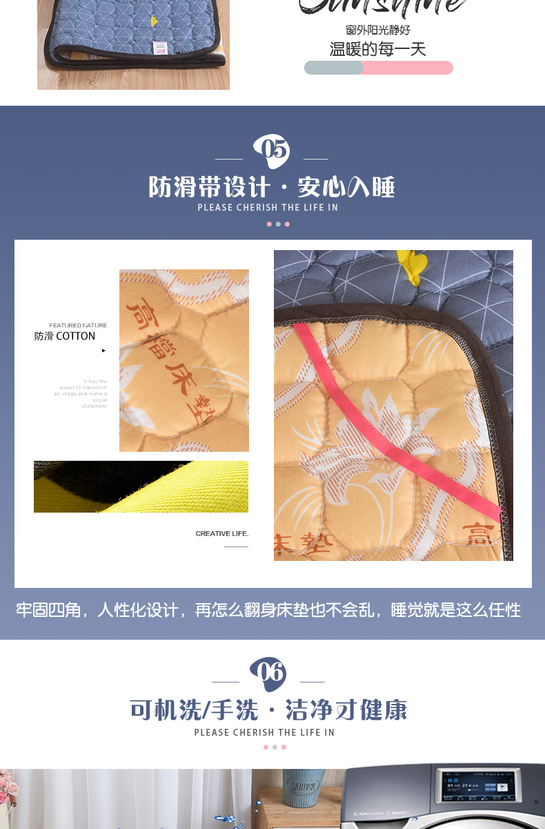 Mùa hè sinh viên ký túc xá nệm tatami nệm nhà máy ký túc xá nhà Khách sạn Four Seasons 0.9 m 1.2 m pad mỏng - Nệm nệm gấp 3