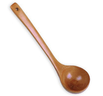 Amazing kitchenware long handle spoon Big wood cooking spoon Wooden