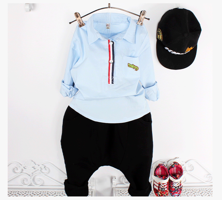 Chemise garcon à manche longue - Ref 2075575 Image 34