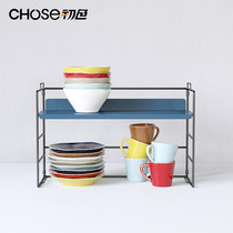 Kitchen shelving cabinet stainless steel shelving cabinets Multi-functional storage Three-layer hearth rack floor multilayer vegetable shelf