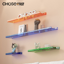 Preliminary Color Minimalist Creative Water Corrugated Wall Shelf Color Wall-mounted Separator Bedroom Debris Containing Shelf Wall-mounted Wall