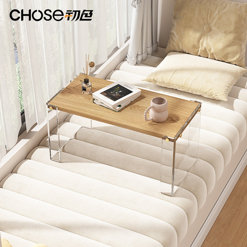 The new network red floating window table cream window window window canopy with a few light luxury wind window landing acrylic edge table