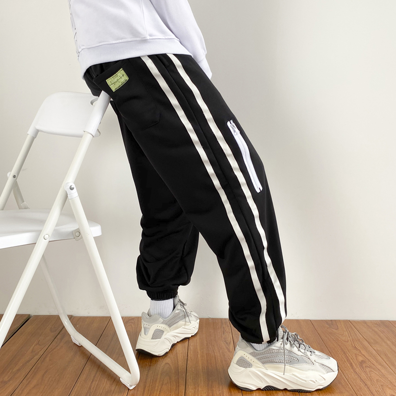 Pants mens 2020 new Korean version of the trend straight bundle foot loose sports casual wild tide Pai Gow pants