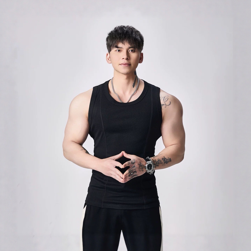 Lightweight 300g Sleeveless Vest for Men, Summer Sports, Leisure, Fitness Training Vest