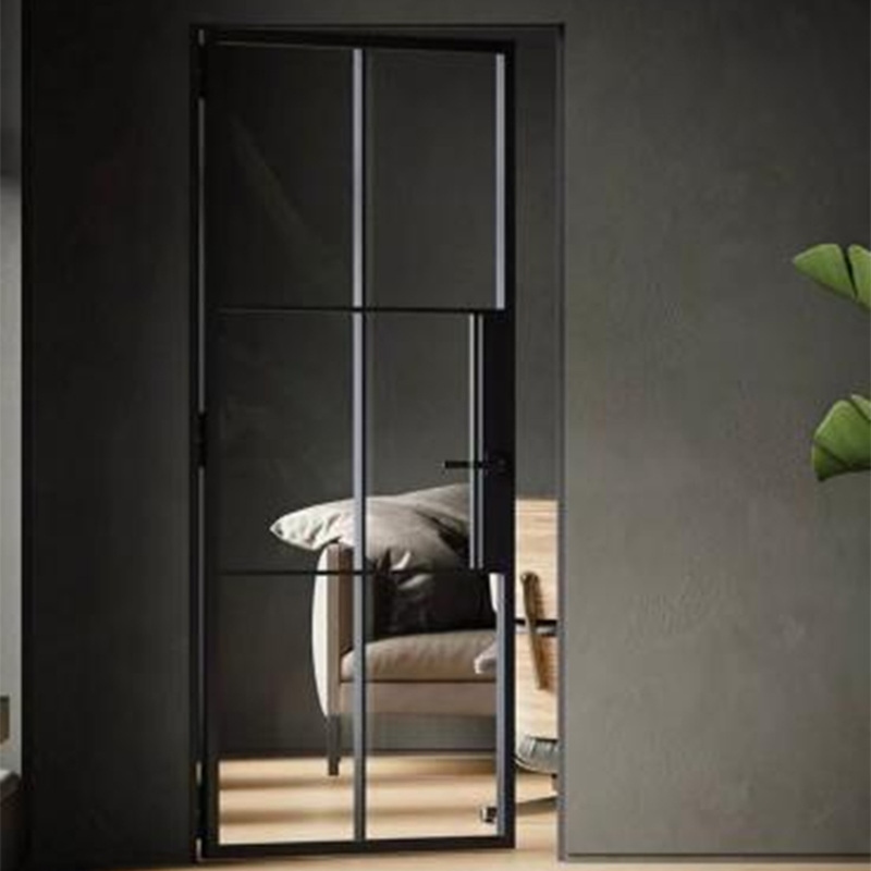 French-Style Vintage Glass Door, Old Iron Door, Stainless Steel Wrought Iron Door, Antique-Style Shop Door, Clothing Store, Café, Trendy