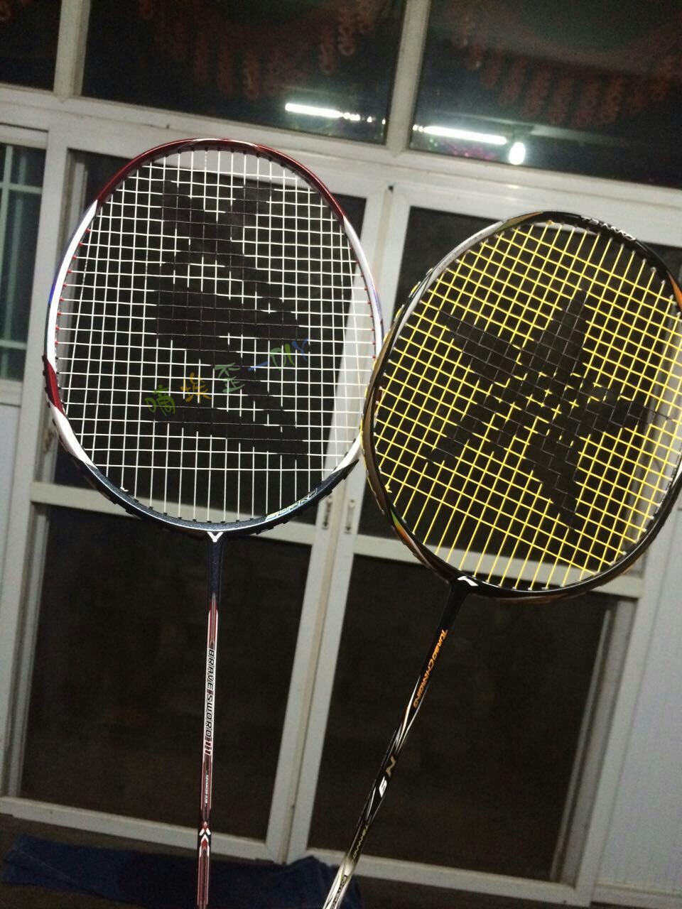 LOGO badminton racket template quality B thin 0 4mm machine cut (non-handmade) template