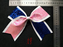 Fancy Ball Jazz Cheerleading Fitness Playground Powder Black & White Blue Silver Butterfly Knot Hair Accessories Hair Clip Hair Clip Full Mail