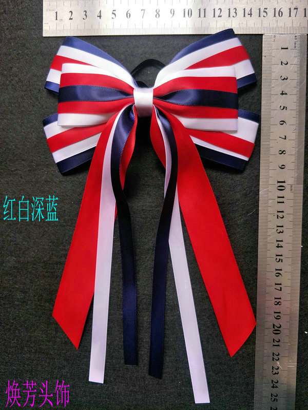 Fancy Ball Jazz Cheerleading Black Blue White Competition Butterfly Knot Headwear Hair Accessories Full Mail Preferential Hot Sell