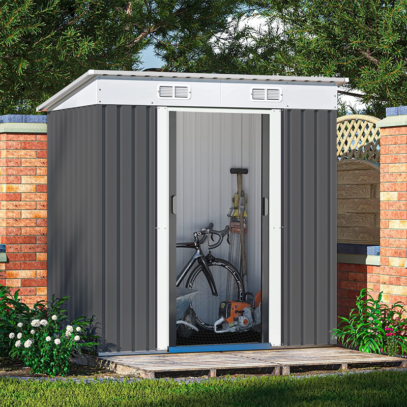 Garden Tool Shed Outdoor Patio Tool Cabinet Outdoor Storage Room Storage Shed Small House Simple House Waterproof