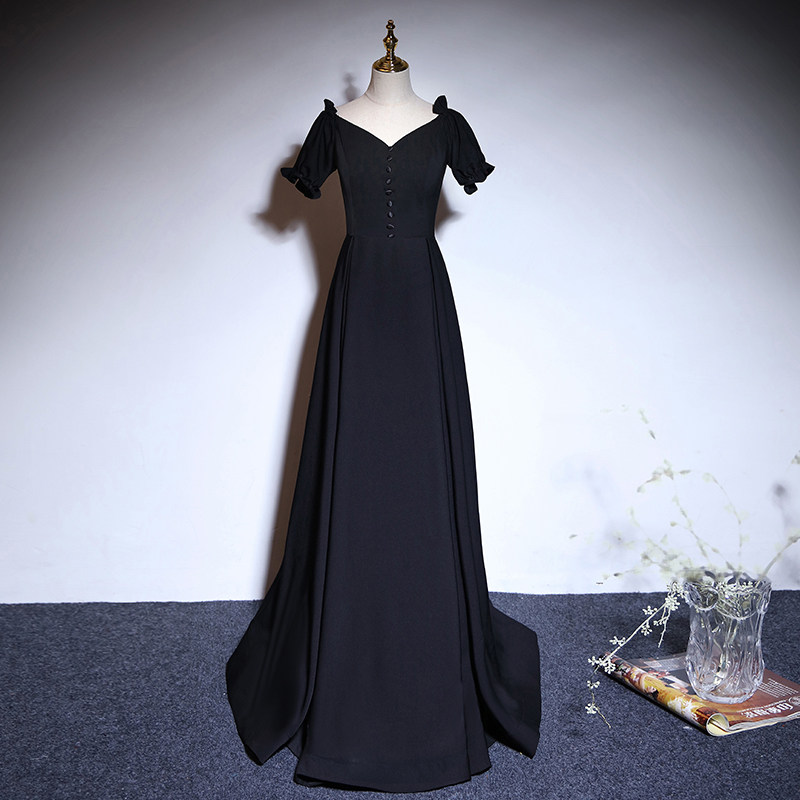 Dinner host evening dress female 2022 new fashion noble and elegant long version of the ladies party dress