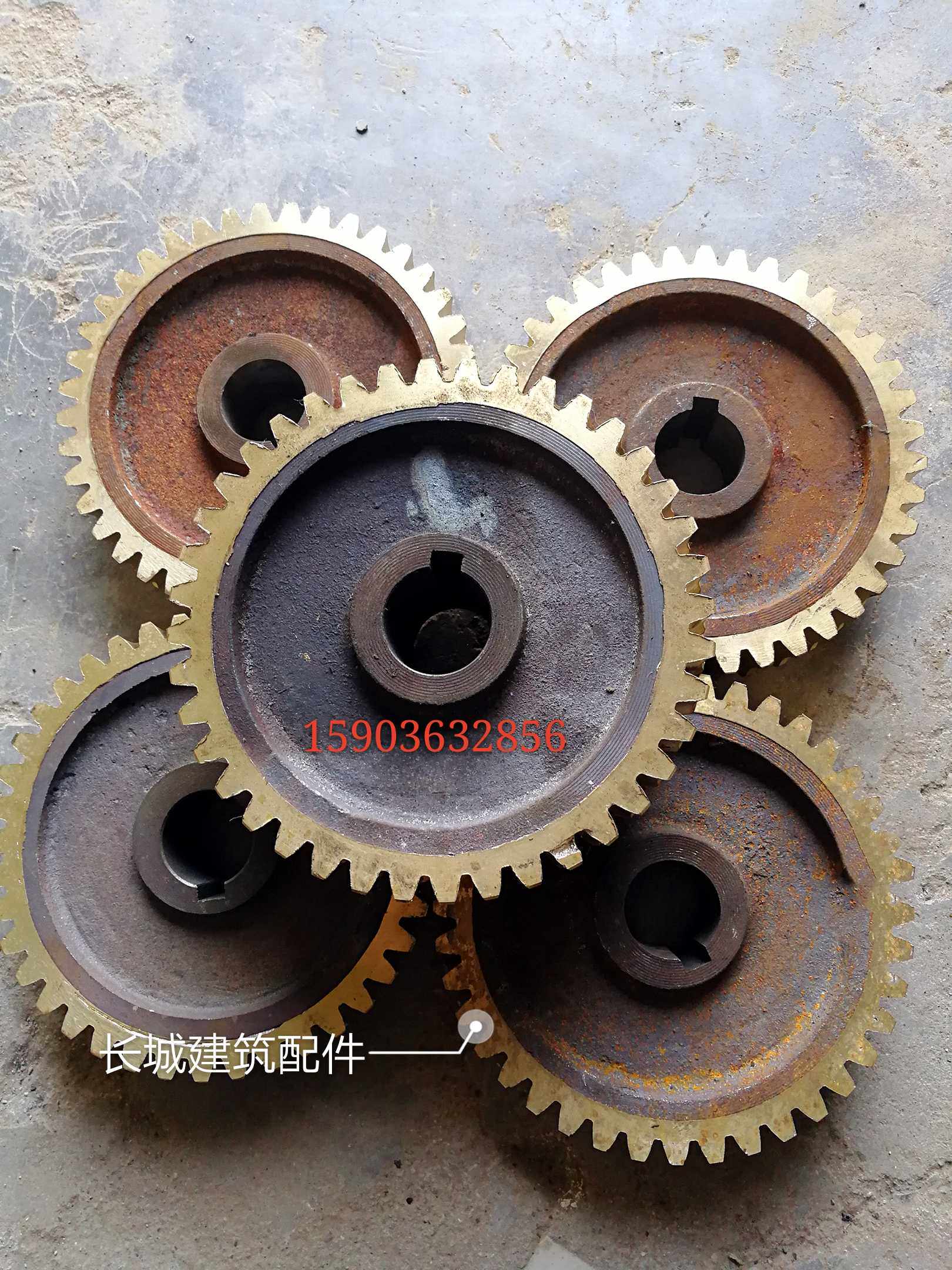 Grain hoist loader crane worm gear reducer gearbox gear 40:1
