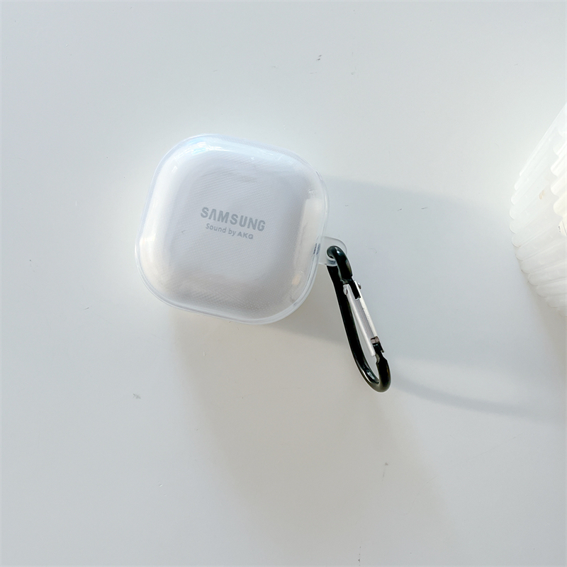 Suitable for Samsung Galaxy Buds Fe Protective Case Buds2 Pro Earphone Case Live Soft Shell Buds2Pro Protective Case Budspro Simple Budsfe Transparent
