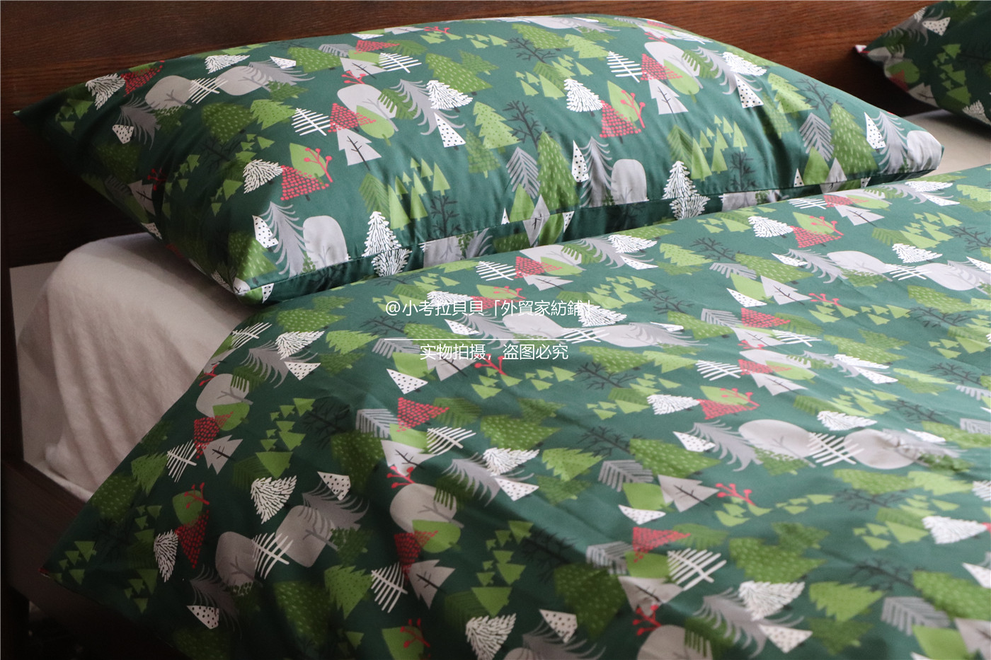 United States The C Store all cotton pure cotton 100% plain weave 40 Cartoon Animals Quilt Cover Pillowcase Three Sets