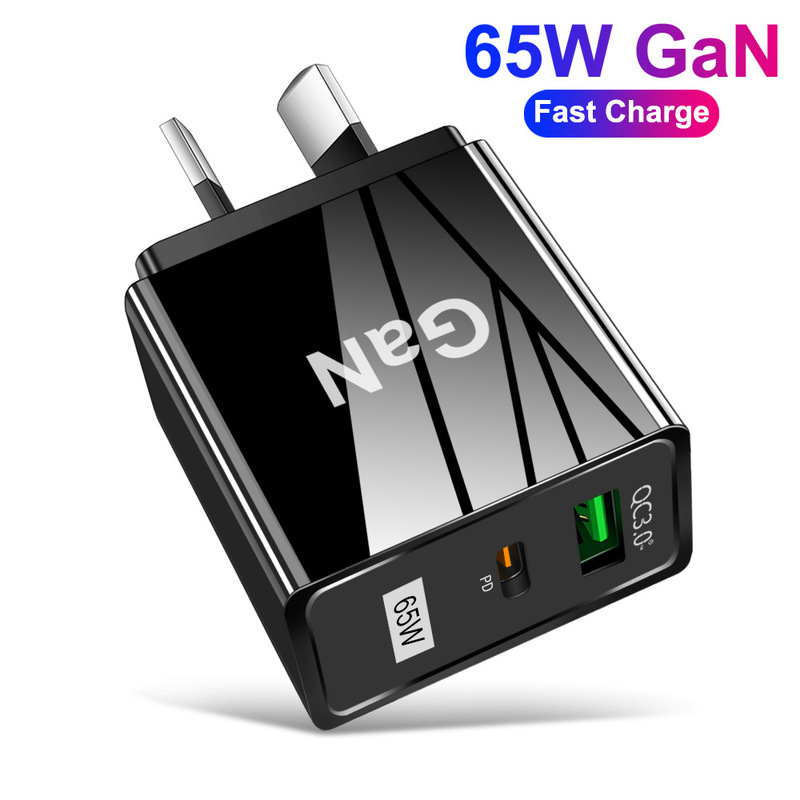 65W Australian Standard Charger, Dual-Port Phone Charger, Three-Prong USB Socket, Australia/New Zealand 20W Compact Travel Charger, Australian Standard Pd Train Station Charging Plug Adapter