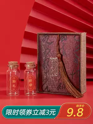 Letal hair souvenir making baby souvenir diy save bottle umbilical cord girl boy permanent fetal hair collection box