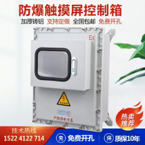 Explosion-proof control box 7 10-inch display screen explosion-proof temperature control instrument box small door touch screen explosion-proof wiring distribution box
