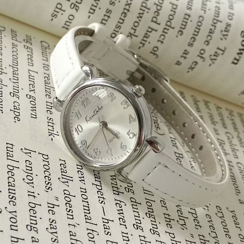 Camellia Flower Forest Style Ins-Style Campus Student Party Watch for Female High School Students Exam Pointer-Type Small Dial Quartz Watch