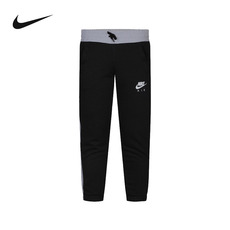 детские штаны nike耐克2020女大童 air pant针织长裤休闲运动裤子cj7414-010