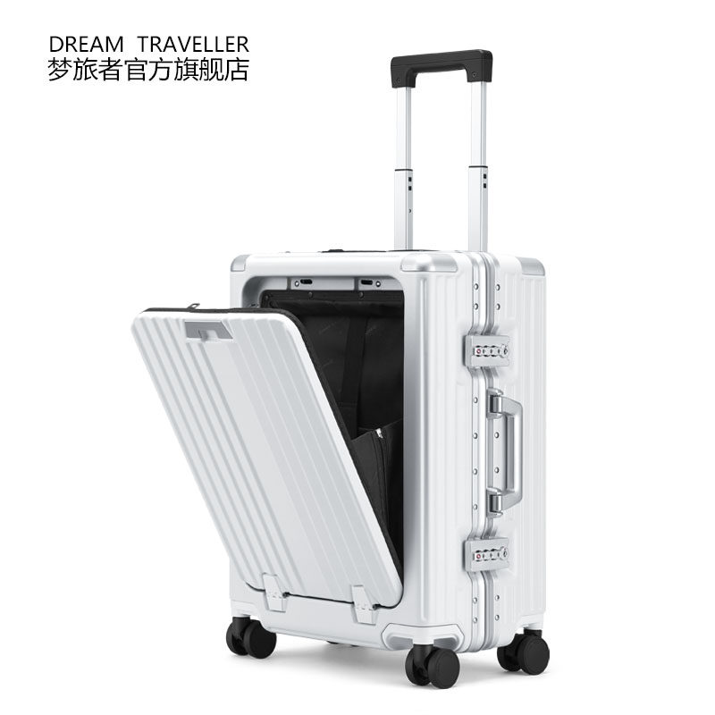Dreamers Business pull-lever box universal wheel opening suitcase Men's computer boarding password box female suitcase 20 inches