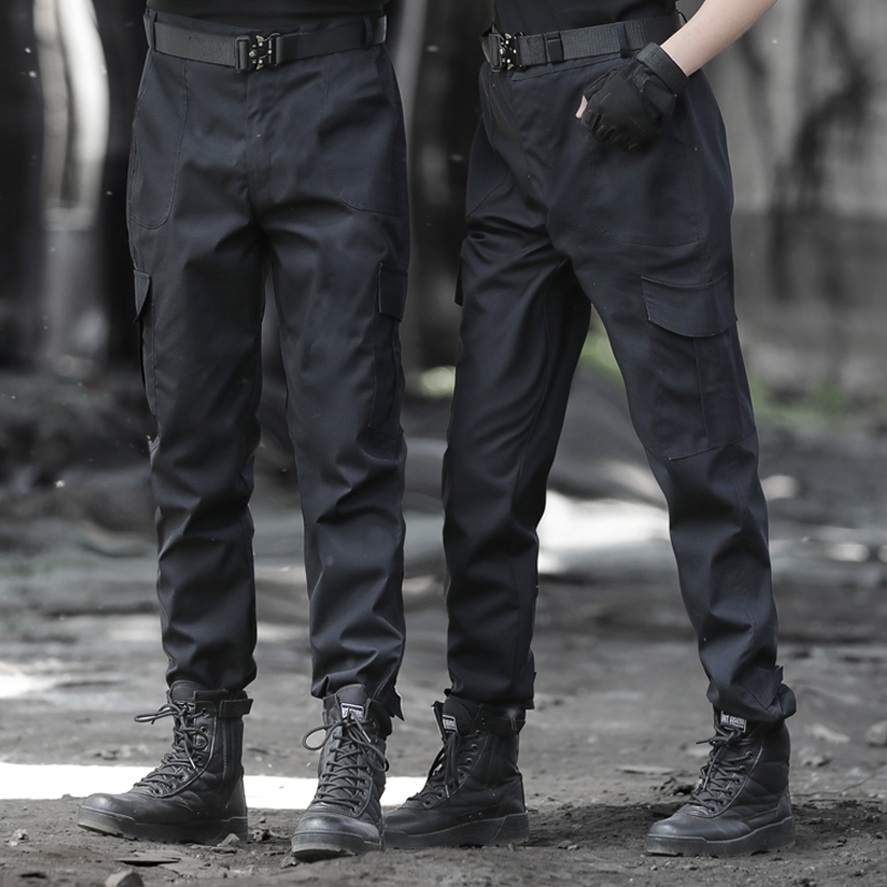 Shield Lang Ruling Officer Tactical Pants Black For Pants Working Pants Men's Special Soldiers Summer Wear and Army fans' Tooling Security Pants-Taobao