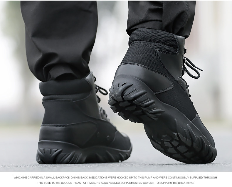 Bottes militaires pour homme - amortissement - Ref 1402597 Image 25