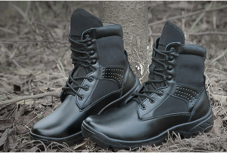 Bottes militaires pour homme - porter - Ref 1402598 Image 21