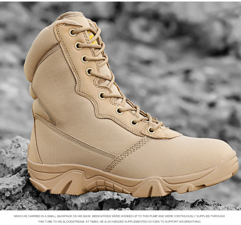 Boots militaires pour homme - lumière - Ref 1398443 Image 20