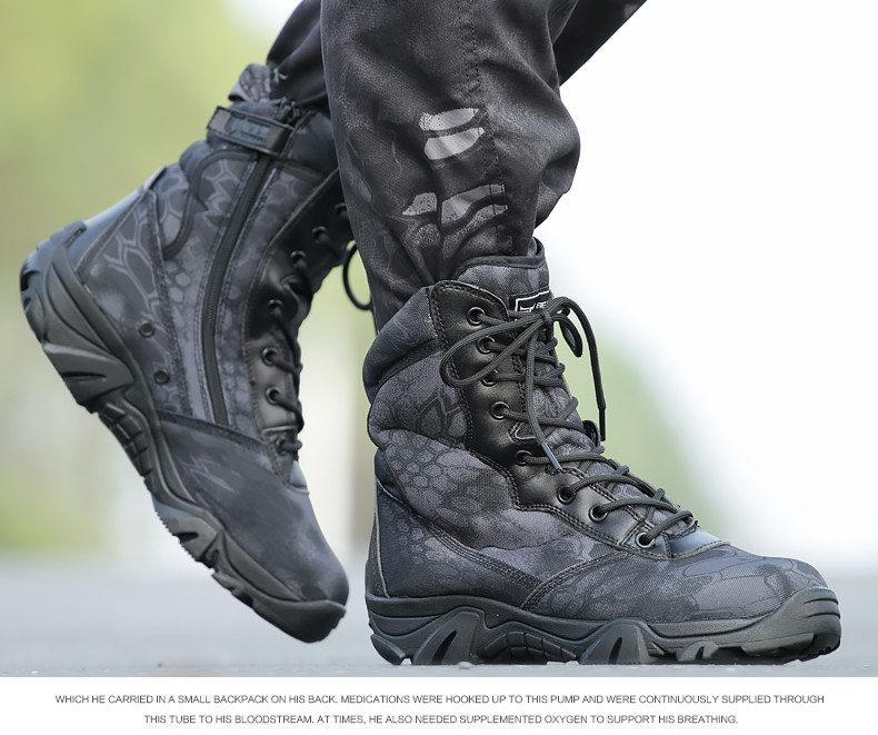 Boots militaires pour homme - Ref 1402595 Image 21