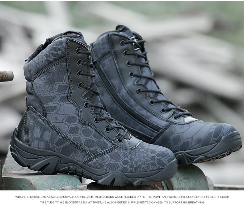 Boots militaires pour homme - Ref 1402595 Image 18