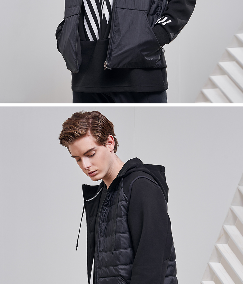 Fan Stik vest thể thao nam mùa thu và mùa đông mới đào tạo ngoài trời chạy áo khoác không tay áo khoác dây kéo áo khoác yonex chính hãng