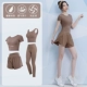 Coco Maroon Four -Piece Set TC62935
