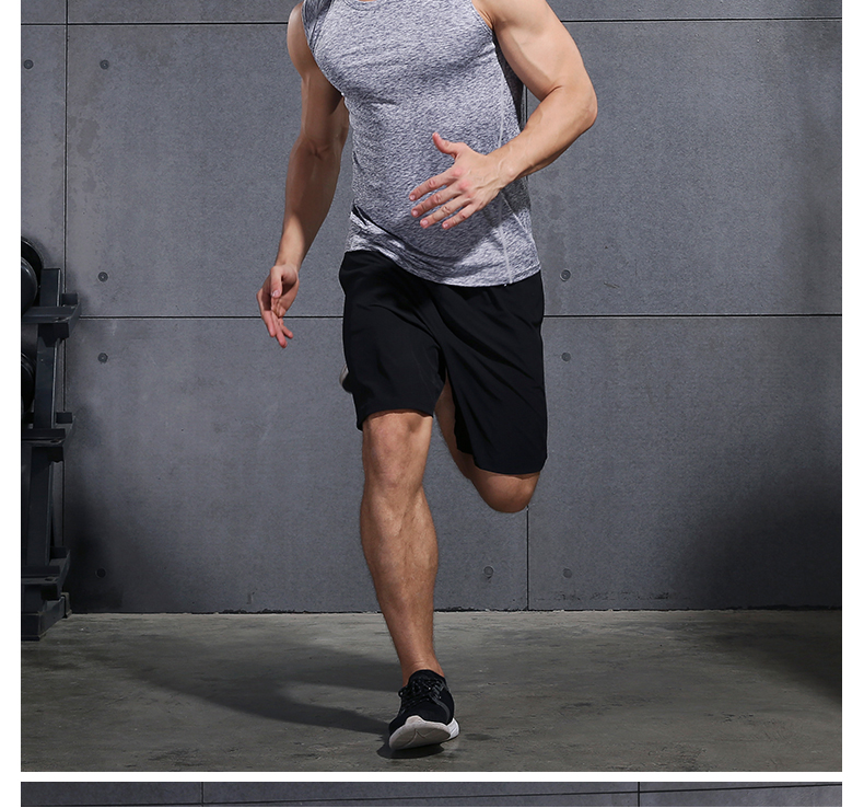 Vansydical Men Running Vests Quick Dry Compression Tights Gym Tank Top Sportswear Fitness Sleeveless T-shirts Sport Running Vest 7