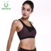 Khóa kéo phía trước áo ngực thể thao chống sốc tập hợp yoga vest thể dục chạy thể thao chuyên nghiệp áo ngực đẹp đồ lót trở lại - Đồ lót thể thao Đồ lót thể thao