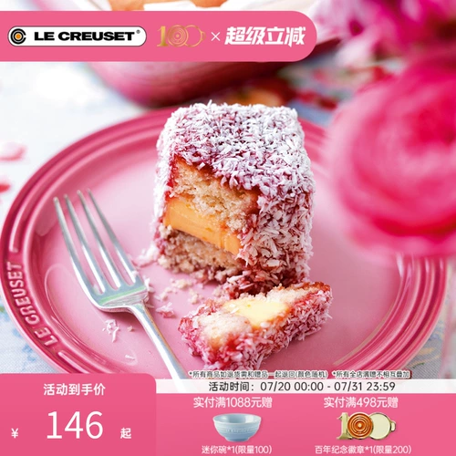 Centennial крутого цвета LE CREUSET, посуда, тарелка для стейка, обеденная тарелка, бытовая круглая тарелка, блюдо из дофаминовой керамики