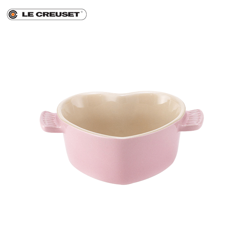 France 's LE CREUSET cool color stoneware heart baking pot "baked sweet afternoon tea to send his girlfriend to express it
